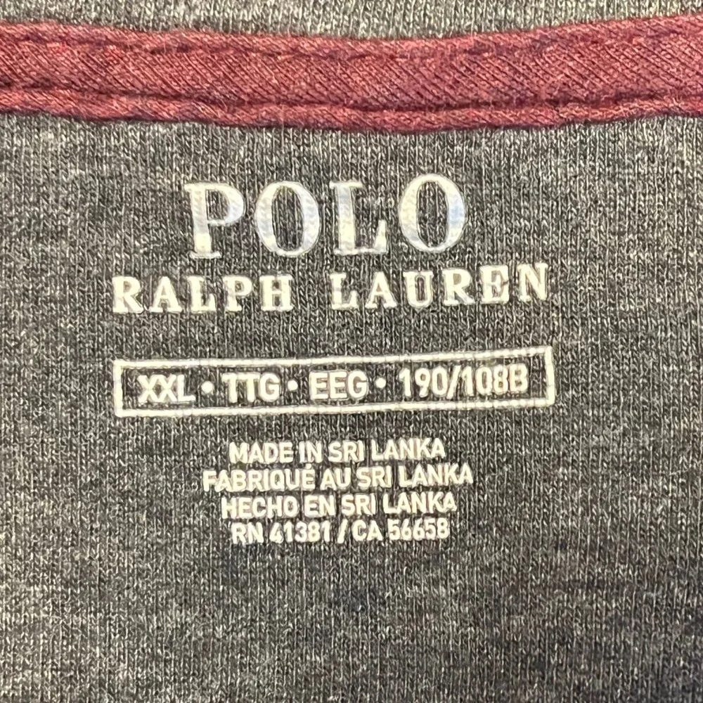 Polo Ralph‎ Lauren Maroon Quarter Zip Pullover Sweatshirt XXL
